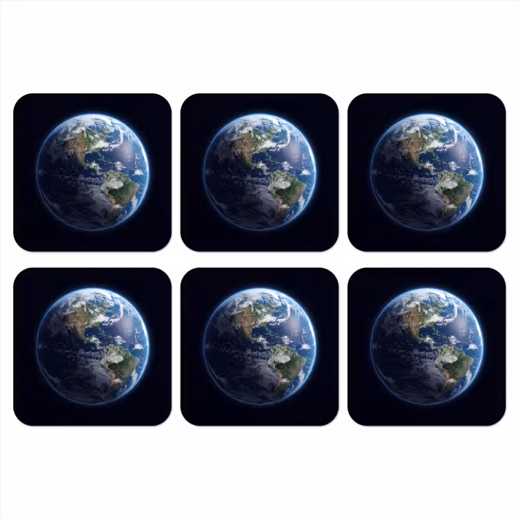 Onderzetter - Aarde - Ruimte - Kosmos — 1