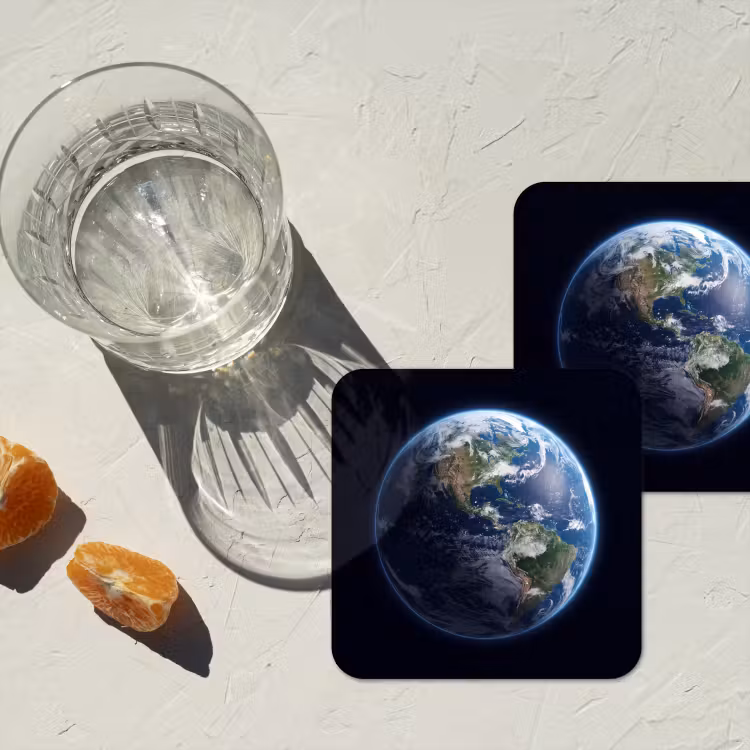 Onderzetter - Aarde - Ruimte - Kosmos — 2