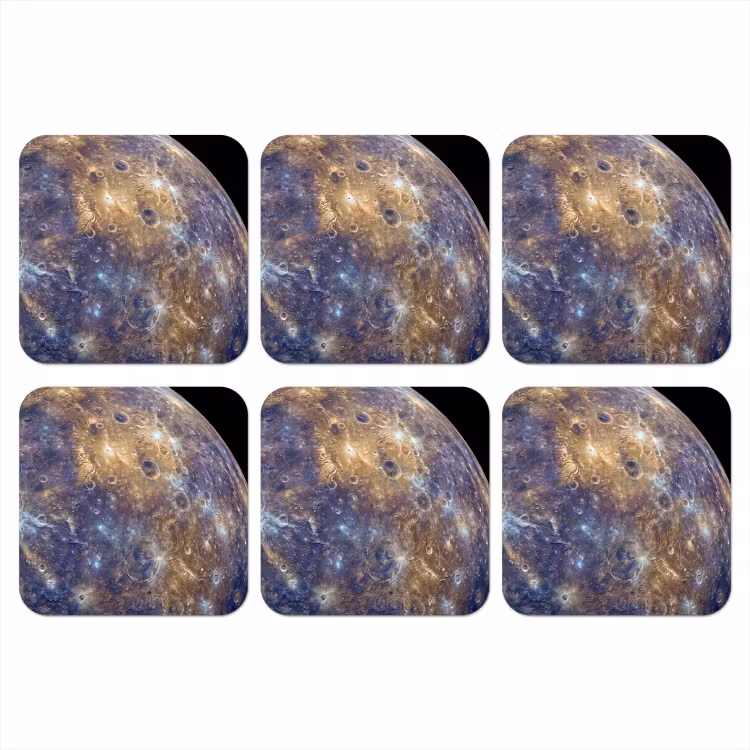 Onderzetter - Planeet - Kraters - Ruimte — 1