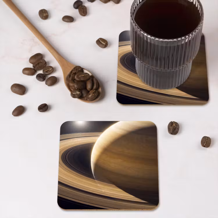Onderzetter - Planeet - Ringen - Ruimte — 4
