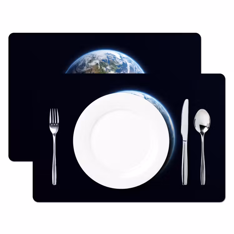 Placemat - 6 stuks - Aarde - Ruimte - Kosmos — 2