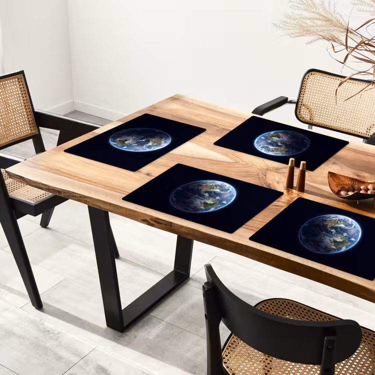 Placemat - 6 stuks - Aarde - Ruimte - Kosmos — 5