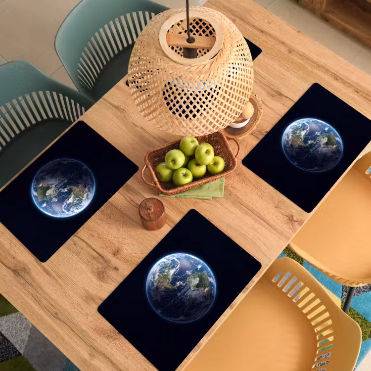 Placemat - 6 stuks - Aarde - Ruimte - Kosmos — 6