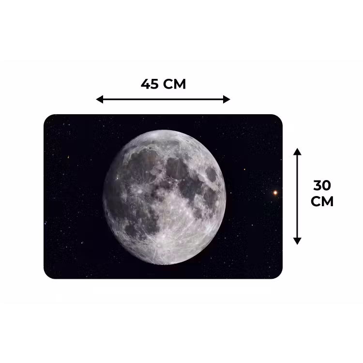 Placemat - 6 stuks - Maan - Sterren - Ruimte — 3