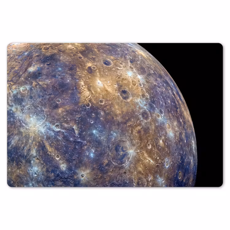 Placemat - 6 stuks - Planeet - Kraters - Ruimte — 7