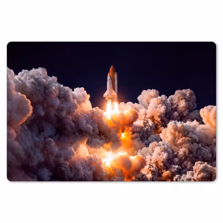 Placemat - 6 stuks - Ruimtevaartuig - Lancering - Sterren — 7