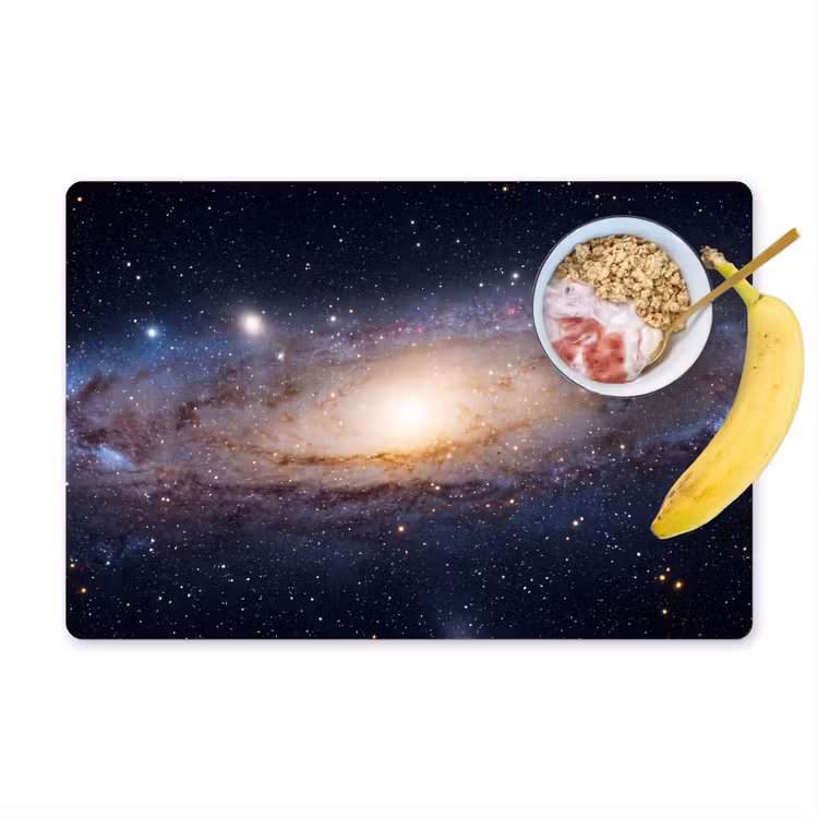 Placemat - 6 stuks - Sterrenstelsel - Ruimte - Kosmos — 1