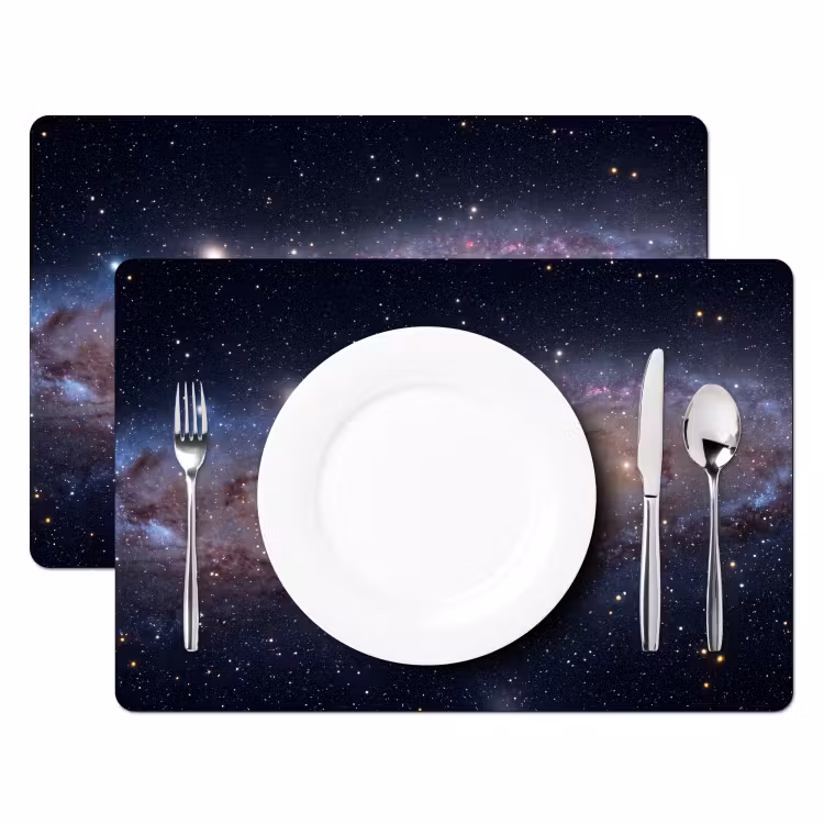 Placemat - 6 stuks - Sterrenstelsel - Ruimte - Kosmos — 2