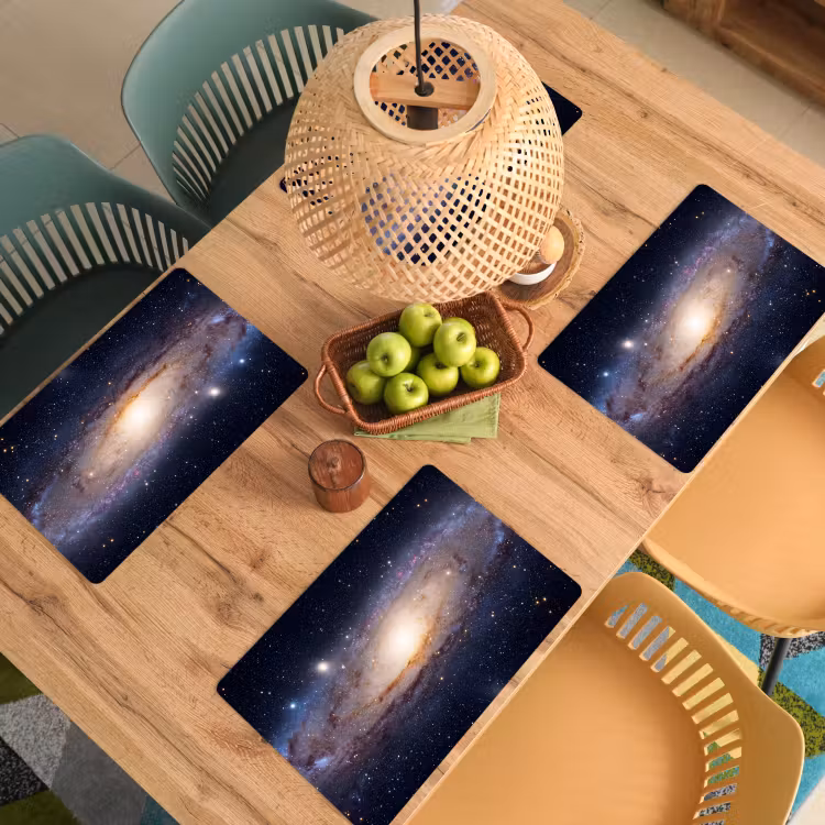 Placemat - 6 stuks - Sterrenstelsel - Ruimte - Kosmos — 6