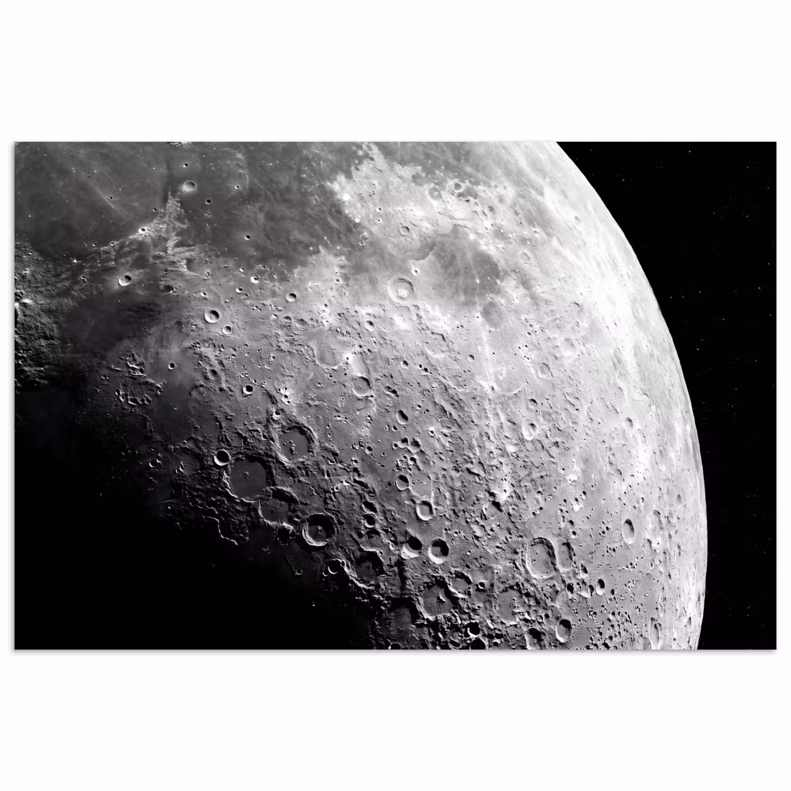 Poster - Maan - Kraters - Ruimte — 1