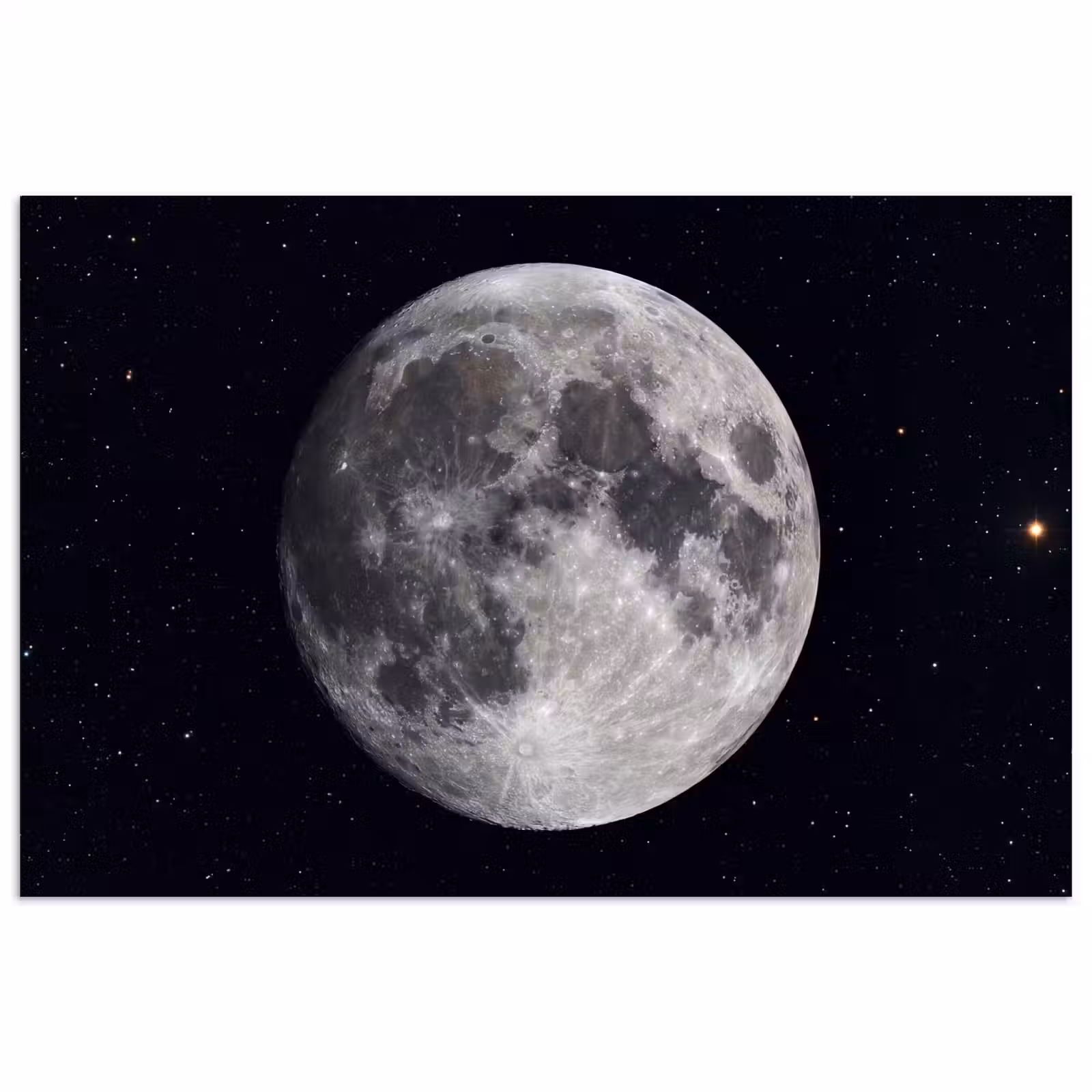 Poster - Maan - Sterren - Ruimte — 1