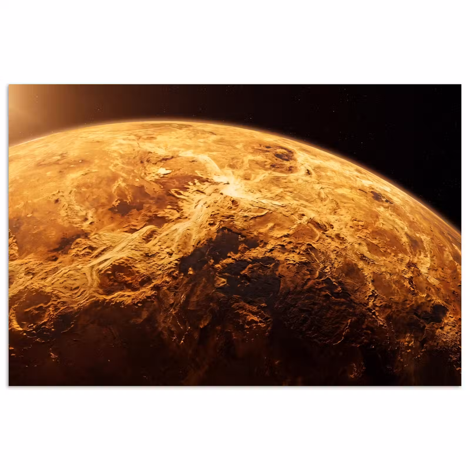 Poster - Planeet - Ruimte - Oranje — 1