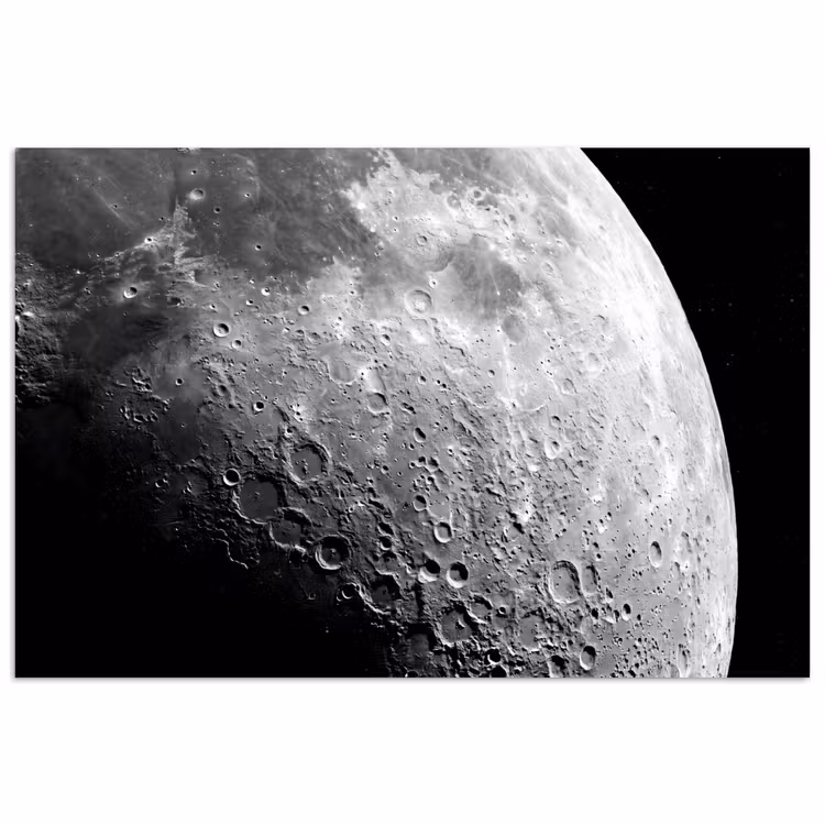 Poster - Maan - Kraters - Ruimte — 1