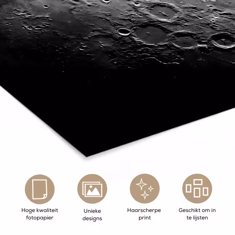 Poster - Maan - Kraters - Ruimte — 5