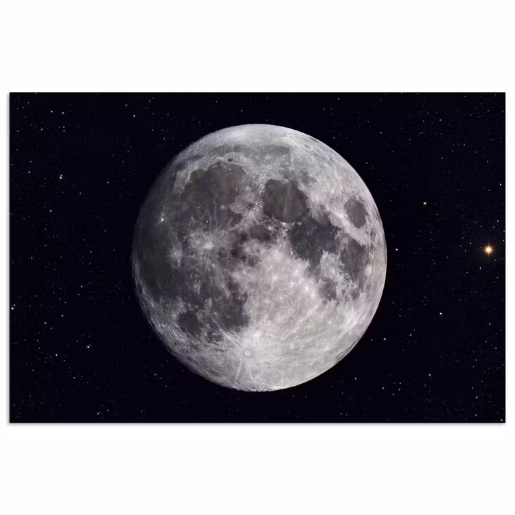 Poster - Maan - Sterren - Ruimte — 1