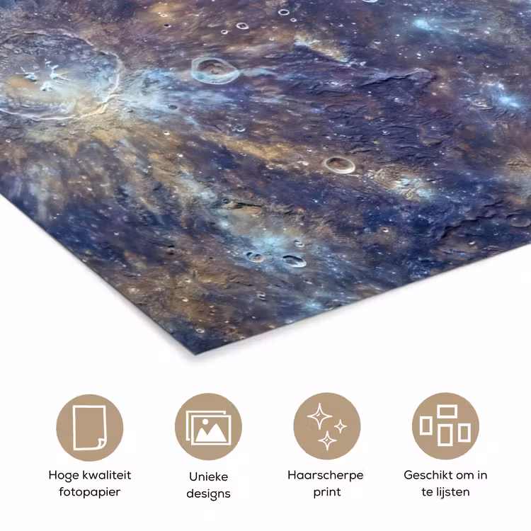 Poster - Planeet - Kraters - Ruimte — 5