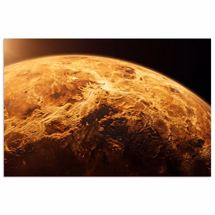 Poster - Planeet - Ruimte - Oranje — 1