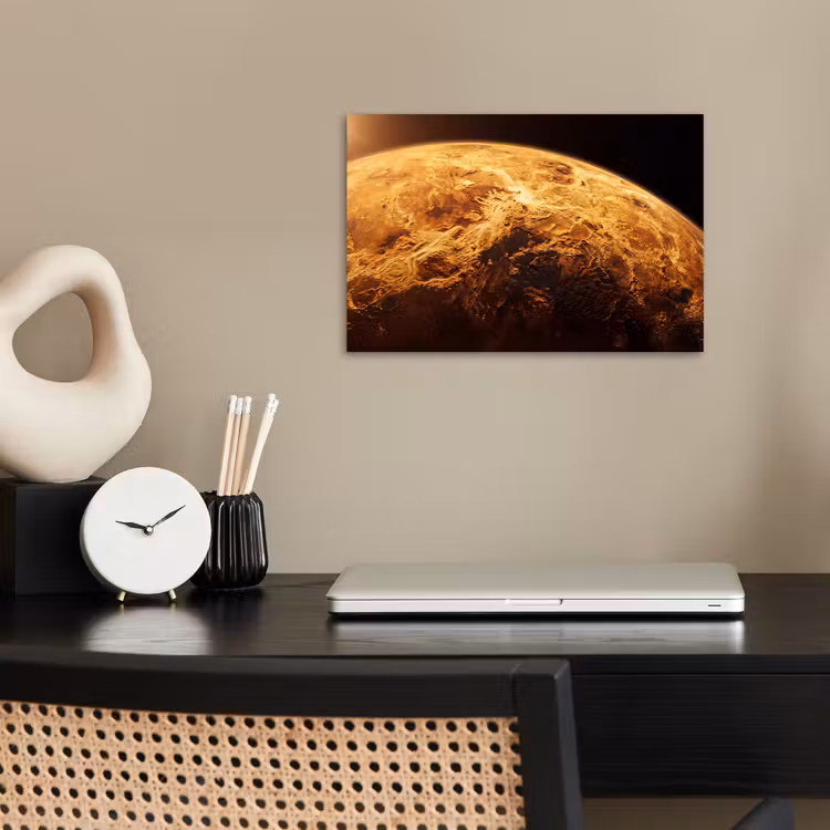 Poster - Planeet - Ruimte - Oranje — 2