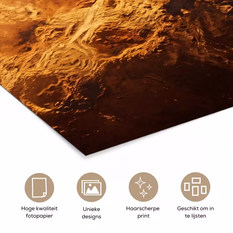 Poster - Planeet - Ruimte - Oranje — 5