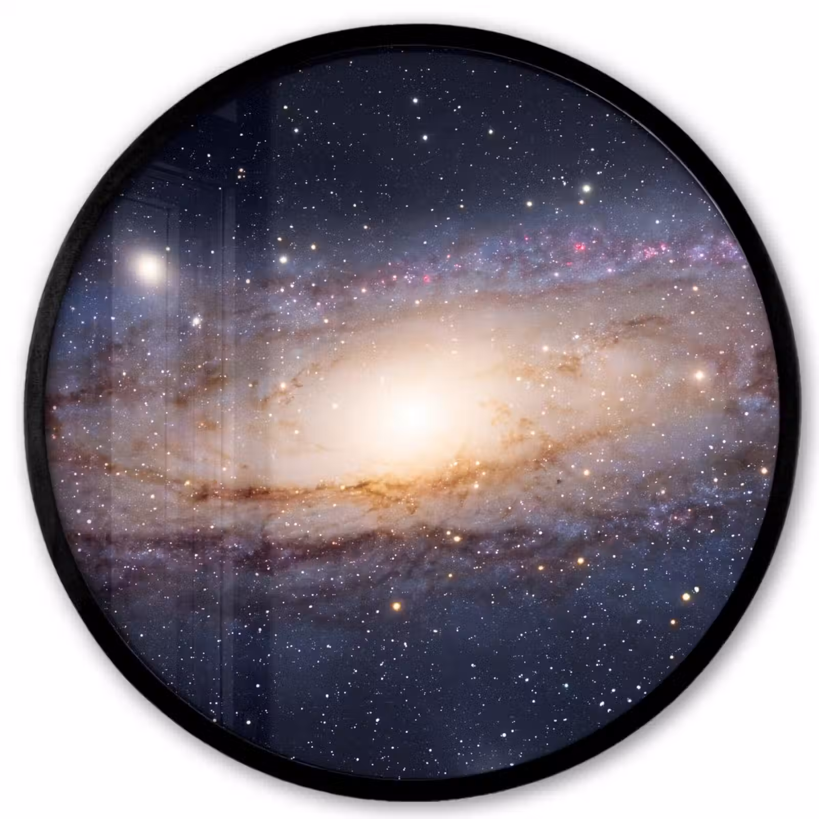 Ronde fotolijst - Sterrenstelsel - Ruimte - Kosmos — 1