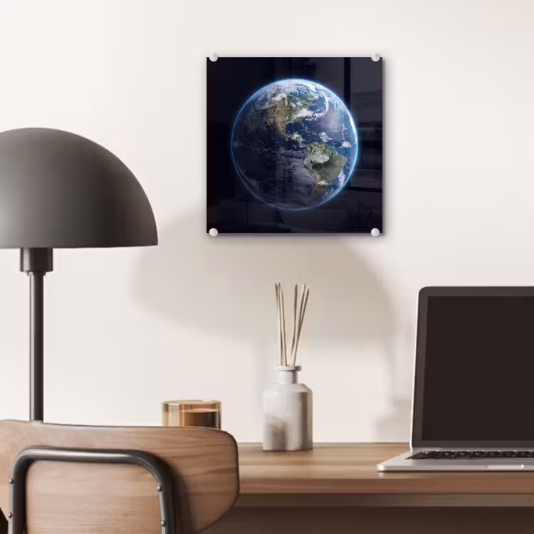 Glas schilderij - Aarde - Ruimte - Kosmos — 7