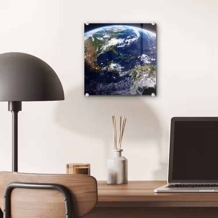 Glas schilderij - Planeet - Ruimte - Kosmos — 7