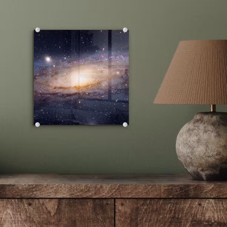 Glas schilderij - Sterrenstelsel - Ruimte - Kosmos — 4