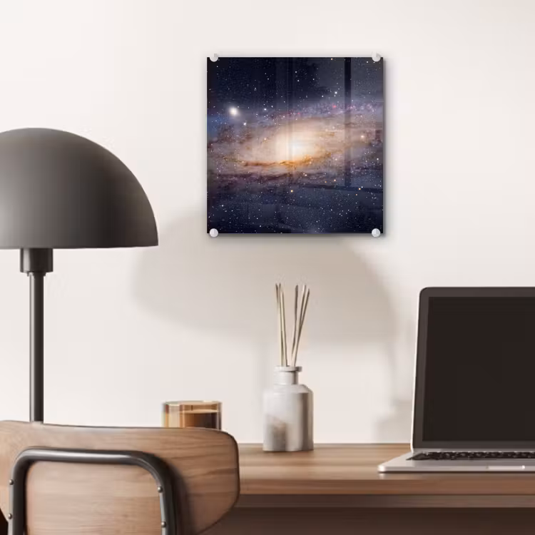 Glas schilderij - Sterrenstelsel - Ruimte - Kosmos — 7