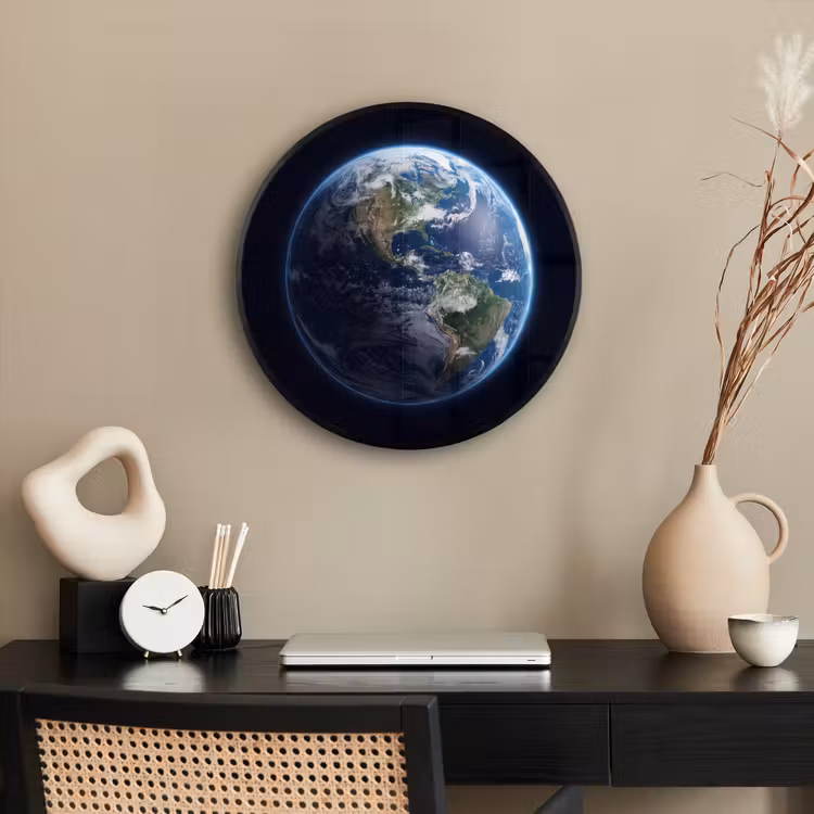 Ronde fotolijst - Aarde - Ruimte - Kosmos — 3