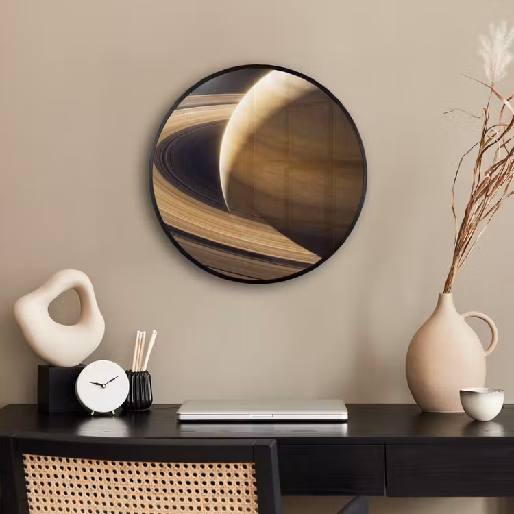 Ronde fotolijst - Planeet - Ringen - Ruimte — 3