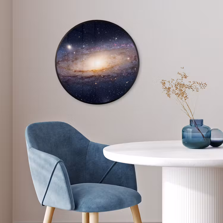 Ronde fotolijst - Sterrenstelsel - Ruimte - Kosmos — 4