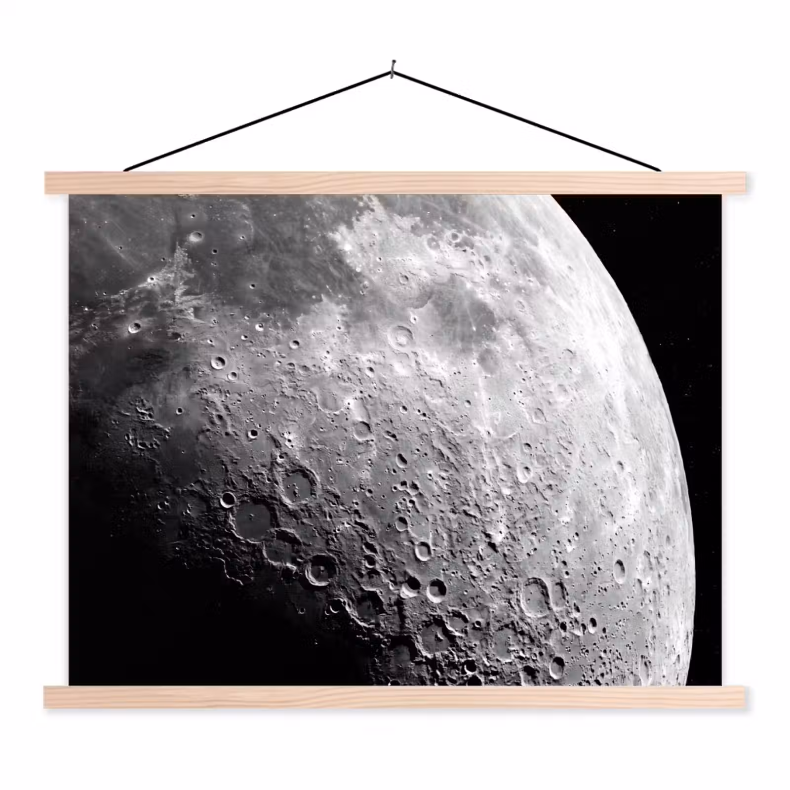 Schoolplaat - Maan - Kraters - Ruimte — 1