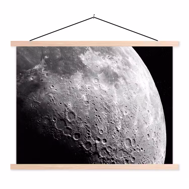 Schoolplaat - Maan - Kraters - Ruimte — 1
