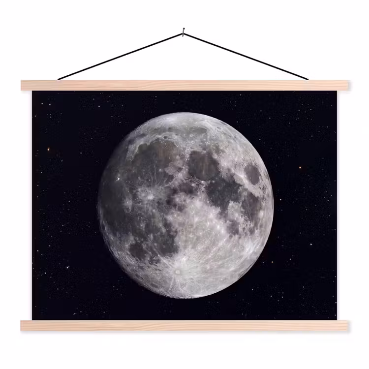 Schoolplaat - Maan - Sterren - Ruimte — 1
