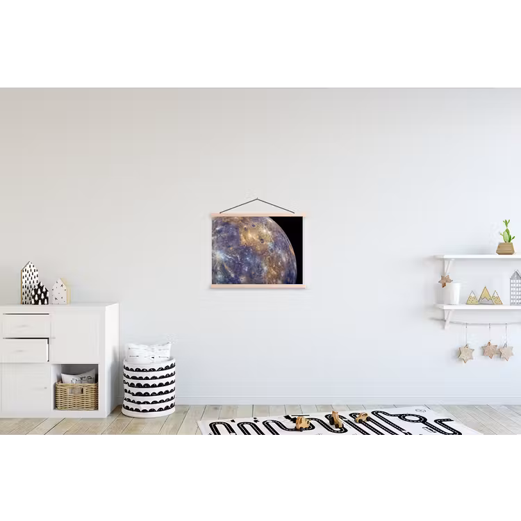 Schoolplaat - Planeet - Kraters - Ruimte — 3
