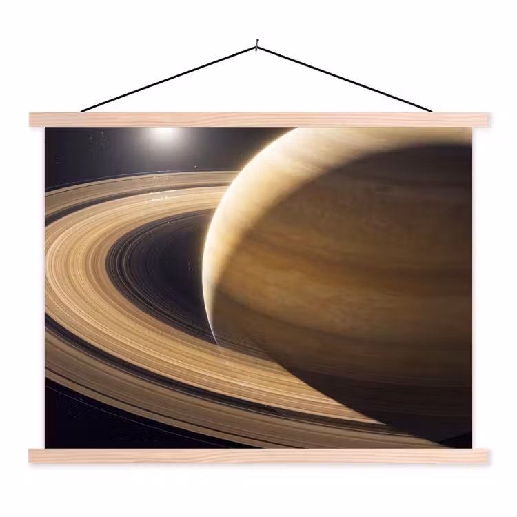 Schoolplaat - Planeet - Ringen - Ruimte — 1