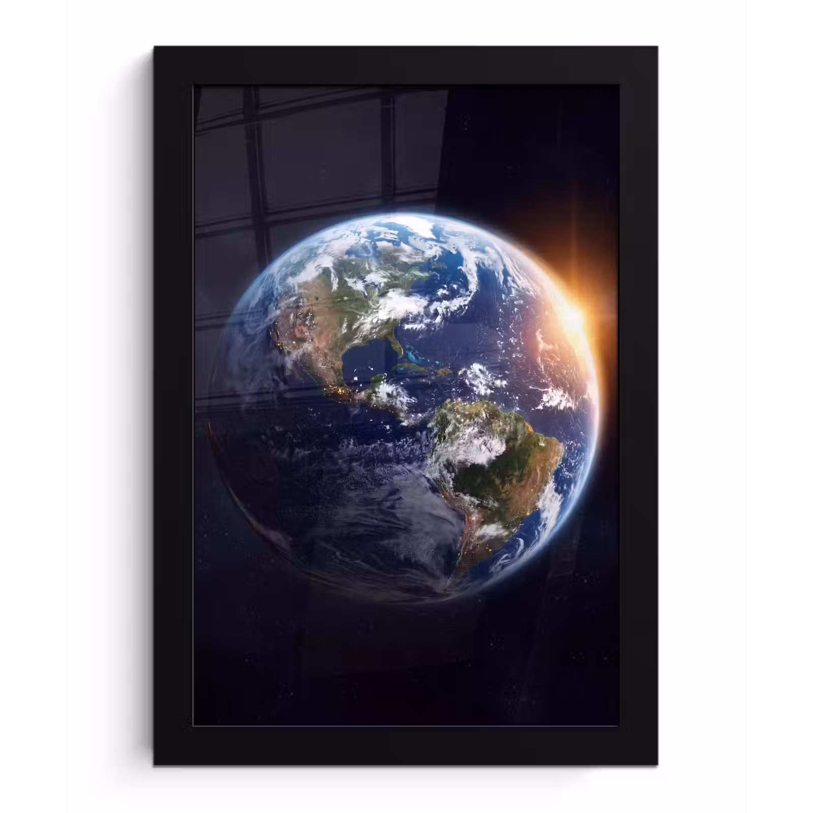 Poster met lijst - Planeet - Ruimte - Kosmos — 1