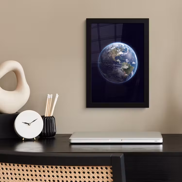 Poster met lijst - Aarde - Ruimte - Kosmos — 2