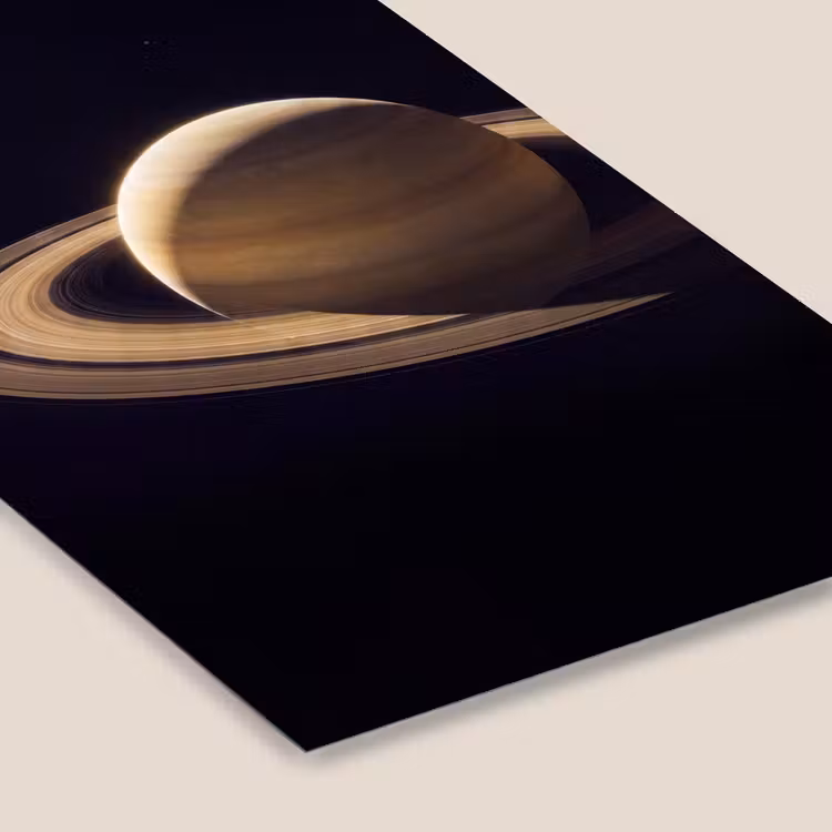 Poster met lijst - Planeet - Ringen - Ruimte — 7