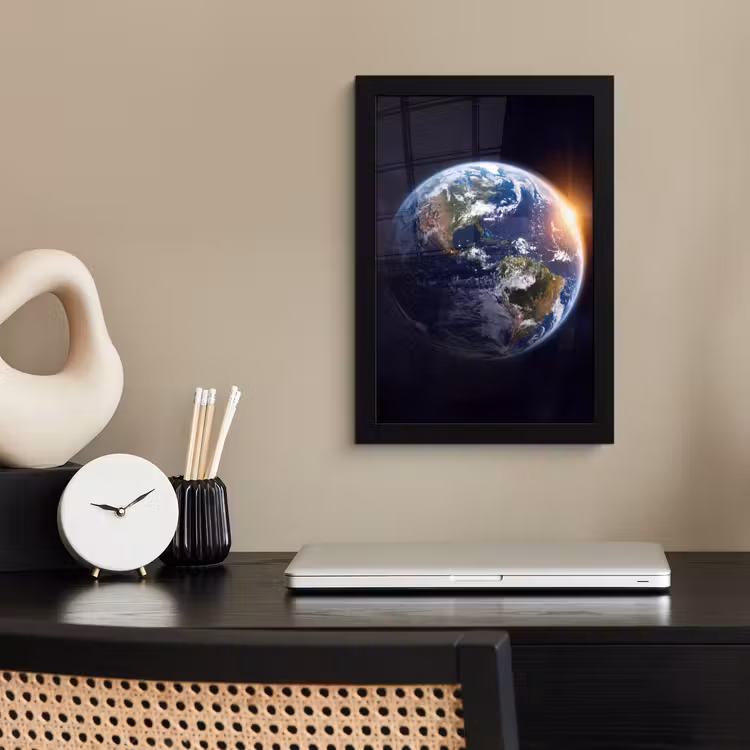 Poster met lijst - Planeet - Ruimte - Kosmos — 2