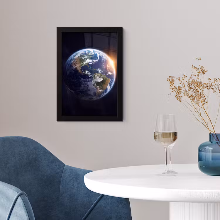 Poster met lijst - Planeet - Ruimte - Kosmos — 4