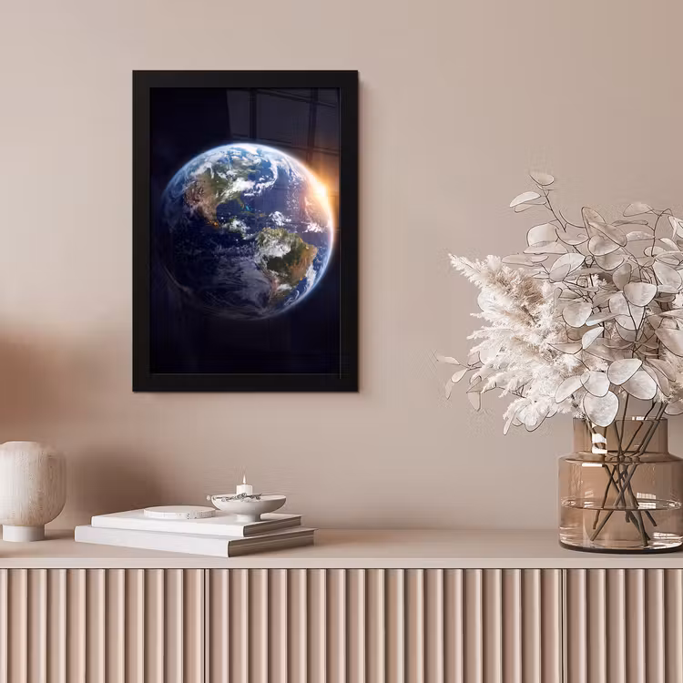 Poster met lijst - Planeet - Ruimte - Kosmos — 5