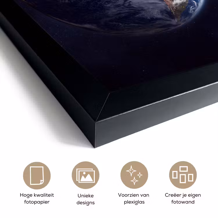Poster met lijst - Planeet - Ruimte - Kosmos — 6