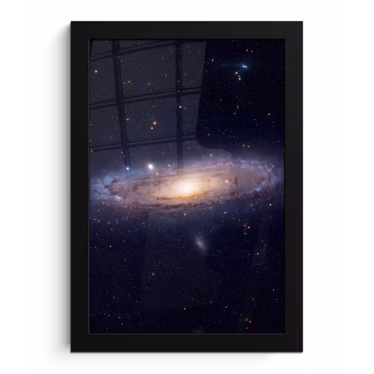 Poster met lijst - Sterrenstelsel - Ruimte - Kosmos — 1