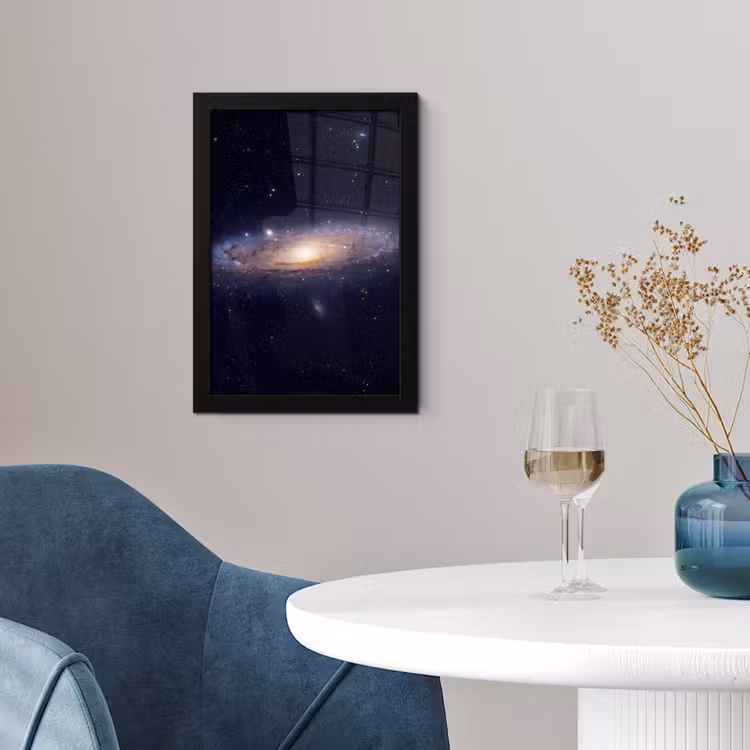 Poster met lijst - Sterrenstelsel - Ruimte - Kosmos — 4