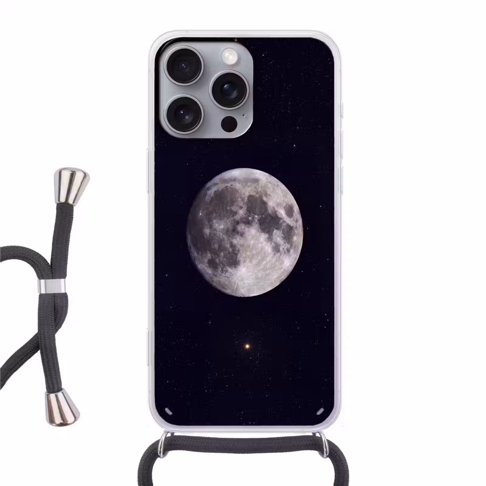 Telefoonhoesje met koord - Maan - Sterren - Ruimte — 1