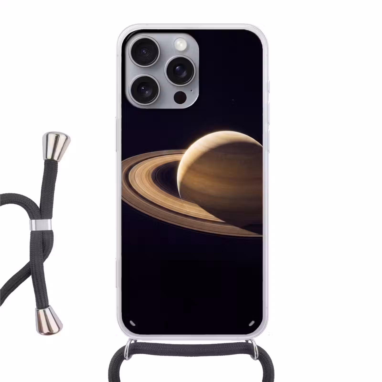 Telefoonhoesje met koord - Planeet - Ringen - Ruimte — 1