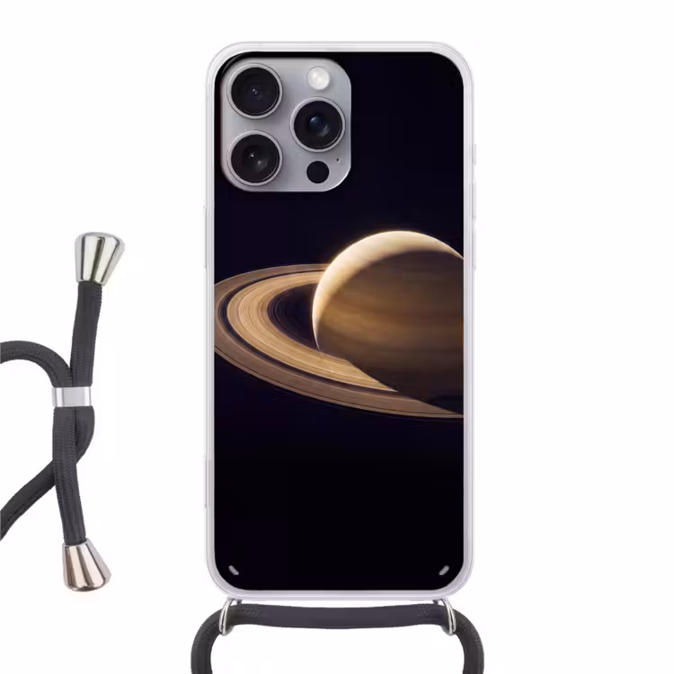 Telefoonhoesje met koord - Planeet - Ringen - Ruimte — 1