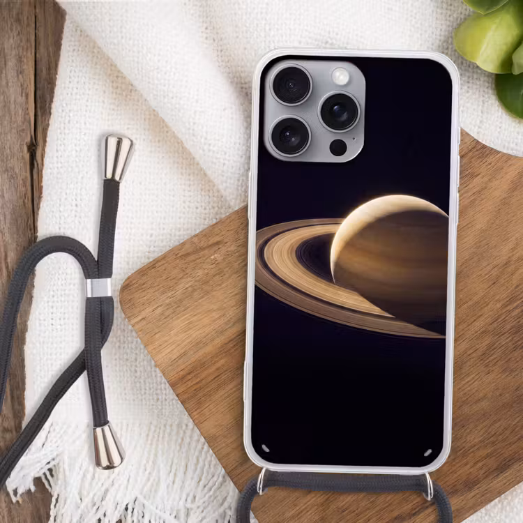 Telefoonhoesje met koord - Planeet - Ringen - Ruimte — 3