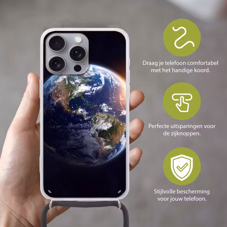 Telefoonhoesje met koord - Planeet - Ruimte - Kosmos — 4